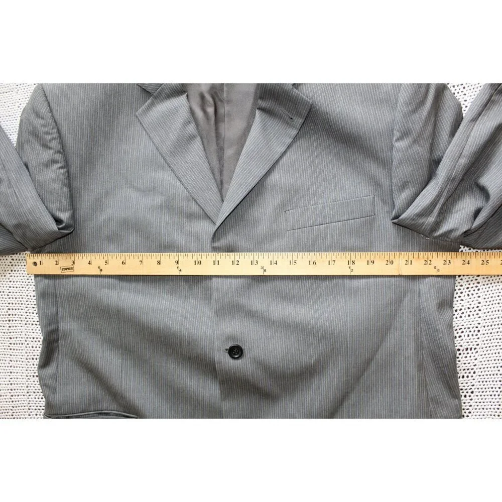 Burberry London 100% wool Men's Sport Jacket Size 46R Grey Blazer USA Union Made